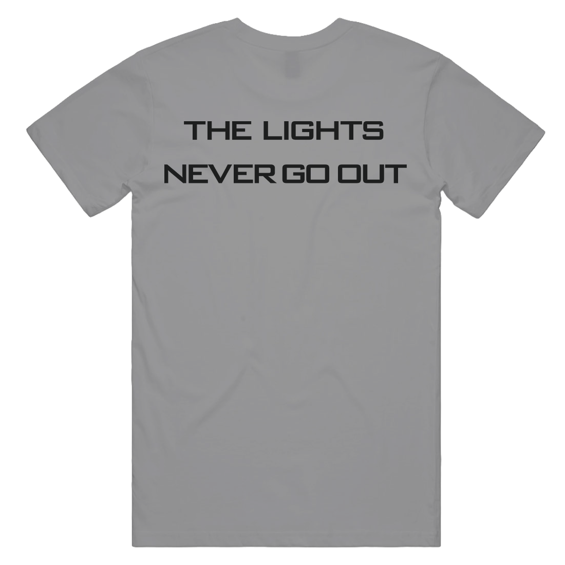 The Light Never Go Out Logo Tee - Gray